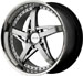 KMC KM187 GTX in Silver with Polished Stainless Lip finish