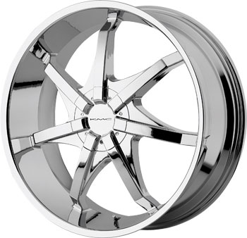 KMC KM188 Haze in Chrome finish