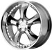 KMC KM131 Jacks and Five in Chrome finish