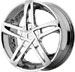 KMC KM192 Luna in Chrome finish