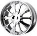 KMC KM658 Strike in Chrome finish