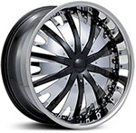 Rockstarr Zeppelin  Rims Black / Stainless Lip