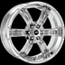 Trench (Chrome) wheel (Style 620), 1-piece chrome plated alloy wheel