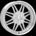 Cartel (Chrome) wheel (Style 628), 1-piece chrome plated alloy wheel