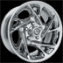 Nitro (Chrome) wheel (Style 647), 1-piece alloy, chrome plated wheel