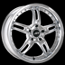 Santa Cruz (Chrome) wheel (Style 671), 1-piece chrome alloy wheel