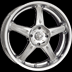 Coil (Chrome) wheel (Style 688), 1-piece chrome plated alloy wheel