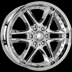 Orleans wheel (Style 689), 1-piece chrome plated alloy wheel