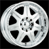 Vengeance (Chrome) wheel (Style 9150), 1-piece forged alloy, chrome plated wheel