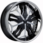 Starr Renegade  Rims Black / Machined