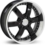 Starr Sith  Rims Black / Machined