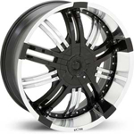 Starr Sidious  Wheels Black / Machined